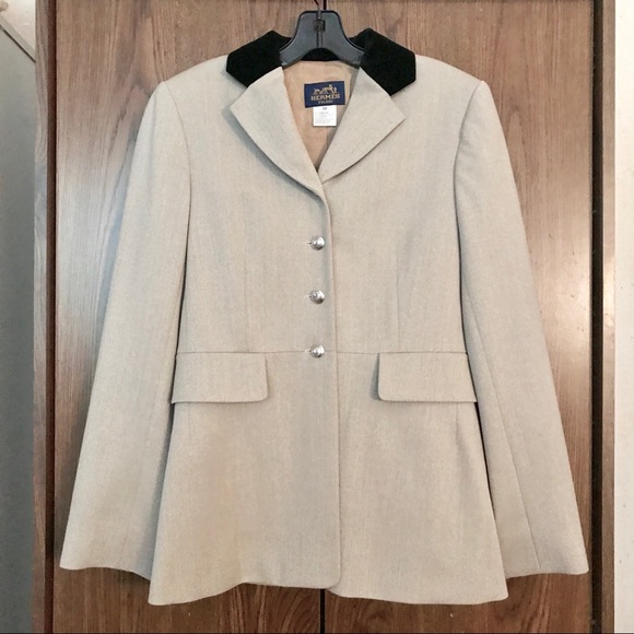 Hermes Jackets & Blazers - HERMÈS NEW EQUESTRIAN STYLE BLAZER/VELVET COLLAR 6